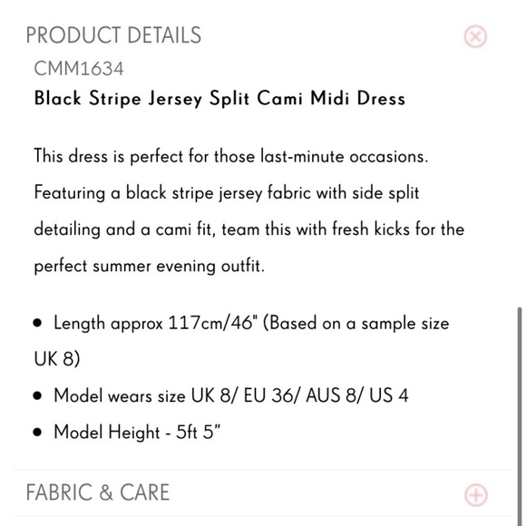 NEW PrettyLittle Thing stripe jersey midi dress - Picture 3 of 4